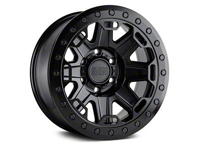 Black Rhino Rift Beadlock Matte Black 6-Lug Wheel; 17x8.5; -30mm Offset (05-15 Tacoma)