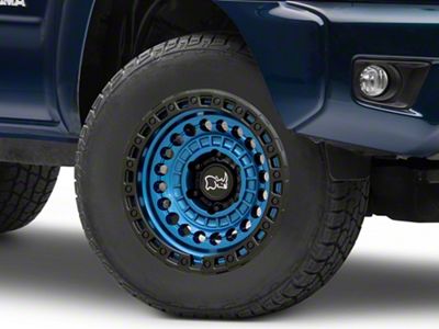 Black Rhino Sentinel Cobalt Blue with Black Ring 6-Lug Wheel; 17x8.5; -10mm Offset (05-15 Tacoma)