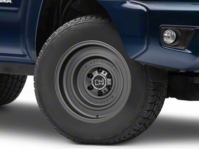 Black Rhino Solid Matte Gunblack 6-Lug Wheel; 17x9.5; -12mm Offset (05-15 Tacoma)