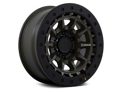 Black Rhino Tusk Olive Drab Green 6-Lug Wheel; 17x8.5; 0mm Offset (05-15 Tacoma)