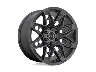 Black Rhino Caprock Matte Gunmetal 5-Lug Wheel; 18x9.5; 12mm Offset (07-13 Tundra)