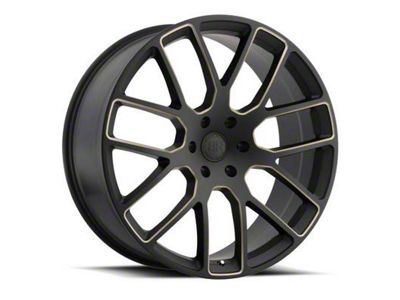 Black Rhino Kunene Matte Black with Dark Tint Milled Spokes 5-Lug Wheel; 20x9; 25mm Offset (07-13 Tundra)