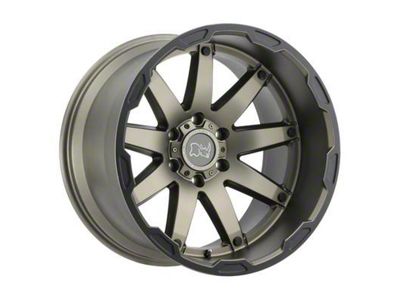 Black Rhino Oceano Matte Bronze with Black Ring 5-Lug Wheel; 20x9.5; 12mm Offset (07-13 Tundra)