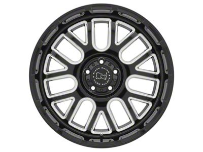 Black Rhino Pismo Gloss Black Milled 5-Lug Wheel; 20x9.5; 6mm Offset (07-13 Tundra)