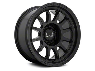 Black Rhino Rapid Matte Black 5-Lug Wheel; 17x8.5; 10mm Offset (07-13 Tundra)