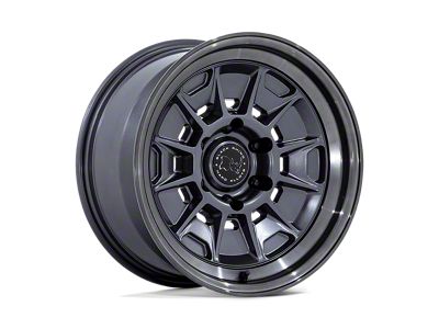 Black Rhino Mondo Matte Gunmetal with Gloss Gray Lip 6-Lug Wheel; 17x9; -38mm Offset (16-23 Tacoma)