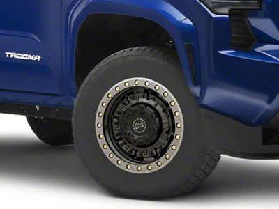 Black Rhino Abrams Gloss Gunblack with Machined Dark Tint 6-Lug Wheel; 17x8.5; 0mm Offset (24-25 Tacoma)