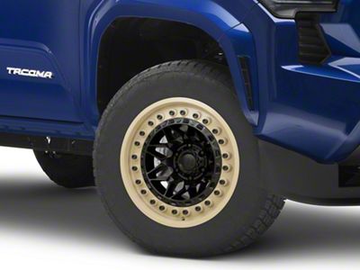 Black Rhino Alpha Matte Black with Sand Lip 6-Lug Wheel; 18x9; 0mm Offset (24-25 Tacoma)