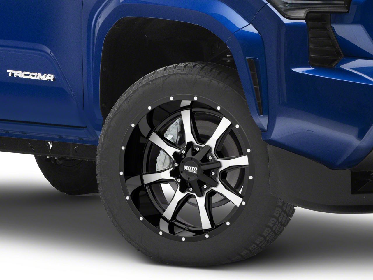 トーマシーマ　II Black Rhino Tacoma Shredder Matte Black with Machined Dark