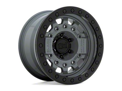 Black Rhino Avenger Beadlock Battleship Gray 6-Lug Wheel; 17x8.5; 0mm Offset (24-25 Tacoma)