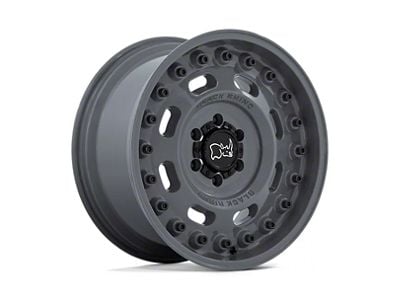 Black Rhino Axle Battleship Gray 6-Lug Wheel; 17x9.5; 6mm Offset (24-25 Tacoma)