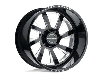Black Rhino Blaster Gloss Black Milled 6-Lug Wheel; Left Directional; 22x14; -76mm Offset (24-25 Tacoma)