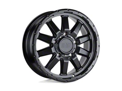 Black Rhino Excursion Matte Black 6-Lug Wheel; 17x7.5; 45mm Offset (24-25 Tacoma)