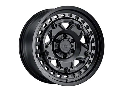 Black Rhino Grange Matte Black with Machined Tint Ring 6-Lug Wheel; 18x9; 12mm Offset (24-25 Tacoma)
