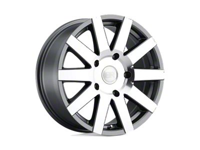 Black Rhino Journey Gloss Gunmetal with Mirror-Cut Face 6-Lug Wheel; 18x8; 48mm Offset (24-25 Tacoma)