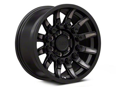 Black Rhino Mission Matte Black with Machined Tinted Spokes 6-Lug Wheel; 17x8.5; 0mm Offset (24-25 Tacoma)