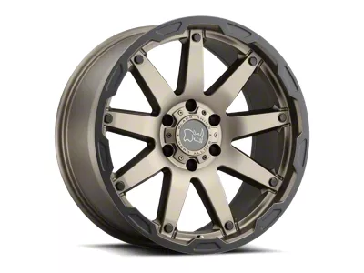 Black Rhino Oceano Matte Bronze with Black Ring 6-Lug Wheel; 20x9.5; 12mm Offset (24-25 Tacoma)