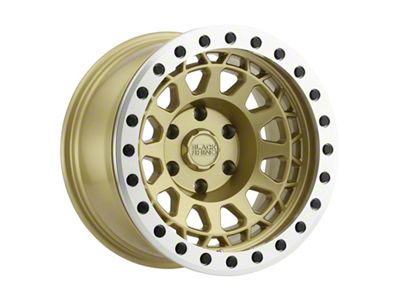 Black Rhino Primm Matte Gold with Machined Ring 6-Lug Wheel; 17x8.5; 0mm Offset (24-25 Tacoma)