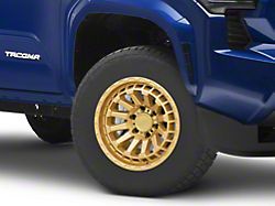 Black Rhino Raid Gold 6-Lug Wheel; 17x8.5; 0mm Offset (24-25 Tacoma)
