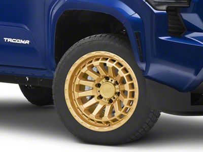 Black Rhino Raid Gold 6-Lug Wheel; 20x9.5; 12mm Offset (24-25 Tacoma)