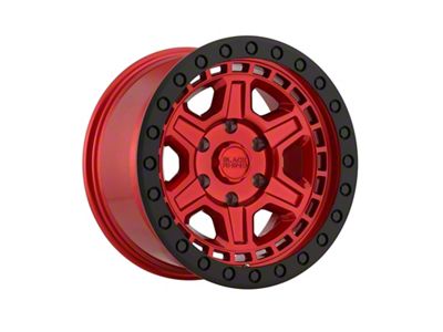 Black Rhino Reno Candy Red with Black Bolts 6-Lug Wheel; 17x9; -12mm Offset (24-25 Tacoma)