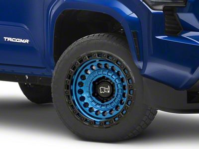 Black Rhino Sentinel Cobalt Blue with Black Ring 6-Lug Wheel; 20x9.5; 12mm Offset (24-25 Tacoma)