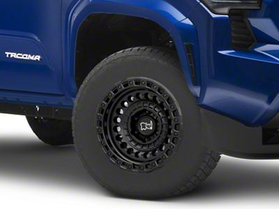 Black Rhino Sentinel Matte Black 6-Lug Wheel; 17x8.5; -10mm Offset (24-25 Tacoma)