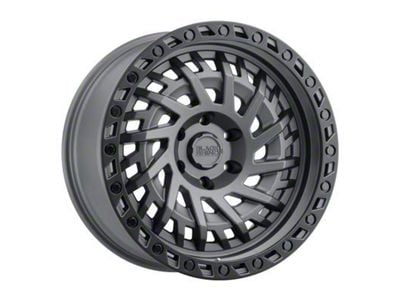 Black Rhino Shredder Matte Gunmetal 6-Lug Wheel; 17x9; 0mm Offset (24-25 Tacoma)