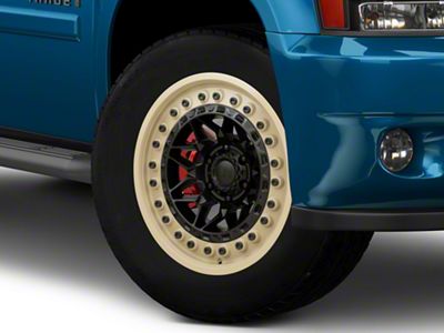 Black Rhino Alpha Matte Black with Sand Lip 6-Lug Wheel; 20x10; -18mm Offset (25-26 4Runner)
