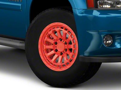 Black Rhino Raid Gloss Red 6-Lug Wheel; 18x9.5; -18mm Offset (25-26 4Runner)