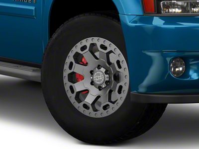 Black Rhino Warlord Matte Gunmetal 6-Lug Wheel; 18x8; 35mm Offset (25-26 4Runner)