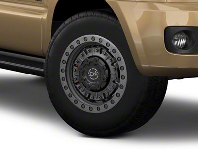 Black Rhino Abrams Textured Matte Gunmetal 6-Lug Wheel; 17x8.5; -18mm Offset (03-09 4Runner)