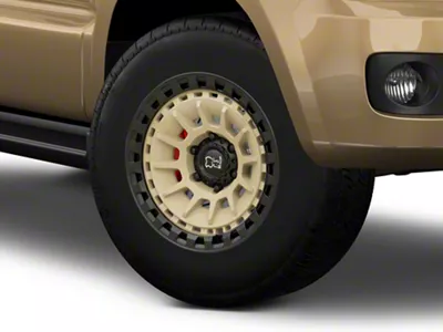 Black Rhino Barrage Desert Sand on Matte Black 6-Lug Wheel; 17x8.5; -10mm Offset (03-09 4Runner)