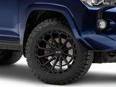 Black Rhino Kaizen Matte Black 6-Lug Wheel; 20x9.5; -18mm Offset (10-24 4Runner)