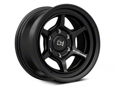 Black Rhino Shogun Matte Black 6-Lug Wheel; 17x8.5; -10mm Offset (03-09 4Runner)