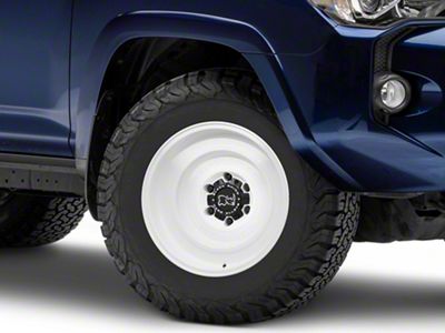 Black Rhino Solid Gloss White 6-Lug Wheel; 17x9.5; -12mm Offset (10-24 4Runner)
