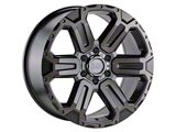 Black Rhino Wanaka Matte Gunmetal with Brushed Face and Gunmetal Tint 6-Lug Wheel; 20x9; 12mm Offset (10-24 4Runner)