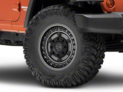 Black Rhino Armory Gunblack Wheel; 17x9.5; -18mm Offset (07-18 Jeep Wrangler JK)