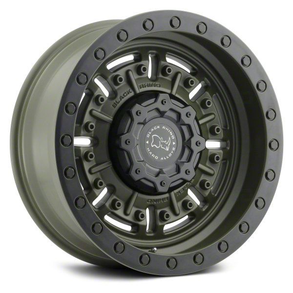 20x9.5 Black Rhino Abrams Olive Drab Green