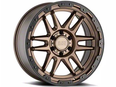 Black Rhino Apache Matte Bronze with Black Bolts 6-Lug Wheel; 17x8.5; 0mm Offset (22-25 Bronco Raptor)