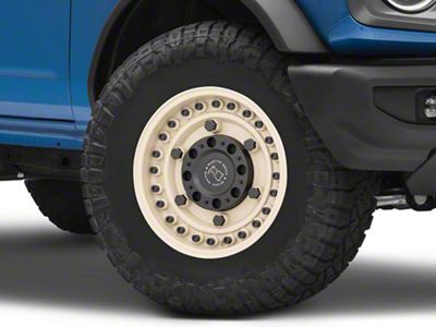 Black Rhino Armory Desert Sand 6-Lug Wheel; 17x9.5; 6mm Offset (22-25 Bronco Raptor)