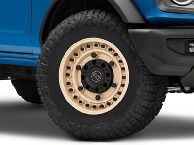 Black Rhino Armory Desert Sand 6-Lug Wheel; 17x9.5; 6mm Offset (21-25 Bronco, Excluding Raptor)
