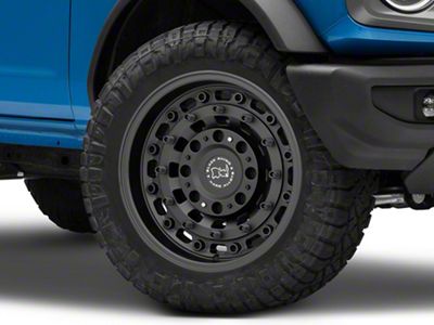 Black Rhino Arsenal Textured Matte Black 6-Lug Wheel; 20x9.5; 0mm Offset (21-25 Bronco, Excluding Raptor)