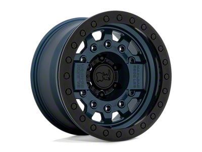 Black Rhino Avenger Beadlock Navy Blue 6-Lug Wheel; 17x8.5; 0mm Offset (21-25 Bronco, Excluding Raptor)