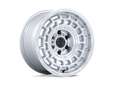 Black Rhino Awol Silver with Machined Face 6-Lug Wheel; 20x8.5; 12mm Offset (22-25 Bronco Raptor)