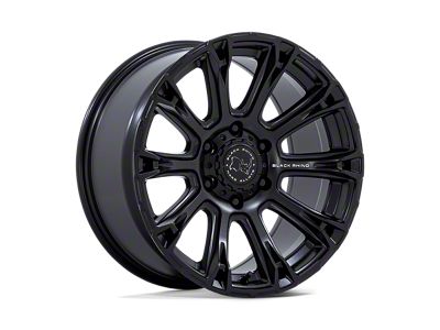 Black Rhino Diamondback Matte Black 6-Lug Wheel; 20x9; -12mm Offset (22-25 Bronco Raptor)