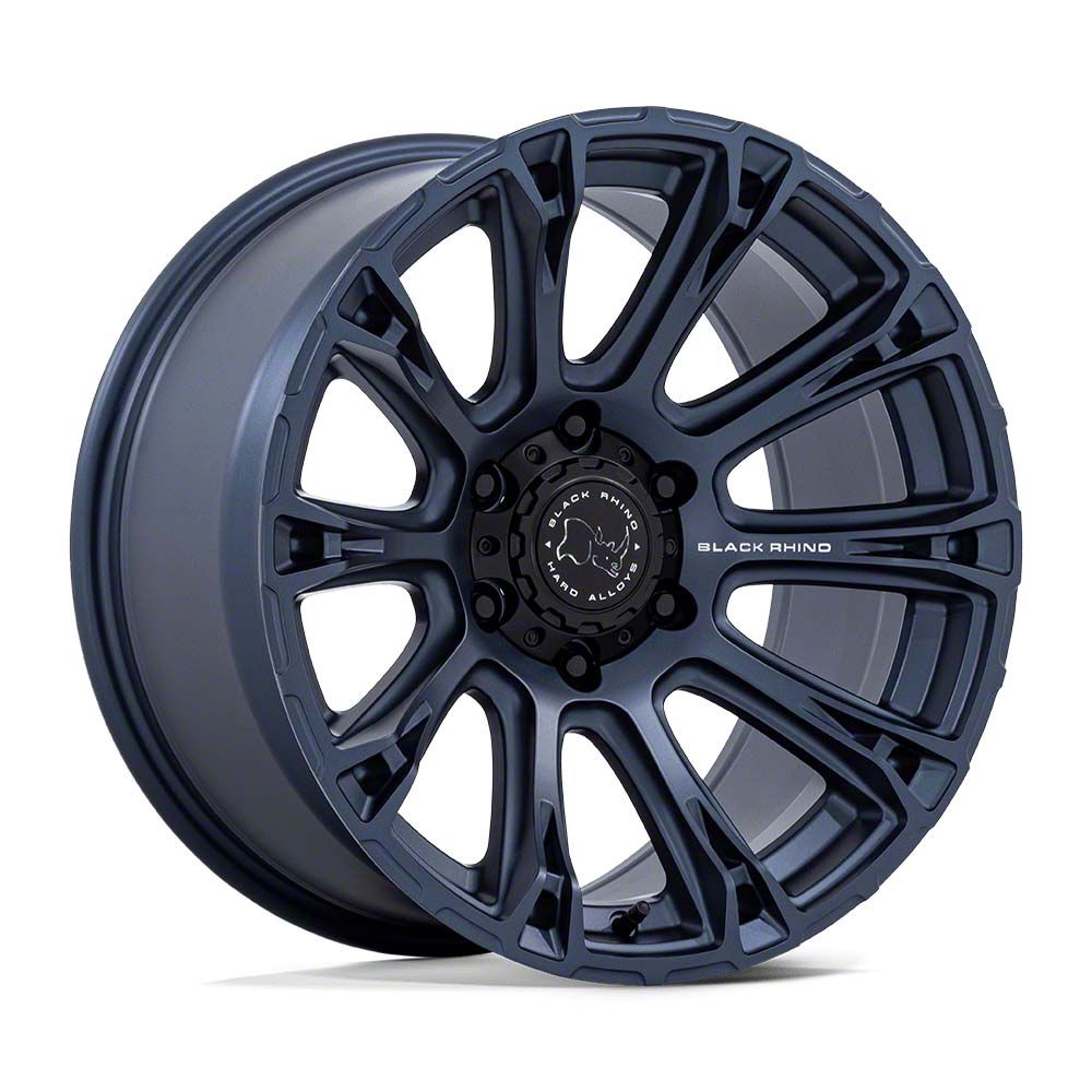 Black Rhino Diamondback Metallic Blue 6-Lug Wheel; 17x9; 12mm Offset (21-25  Bronco, Excluding Raptor)