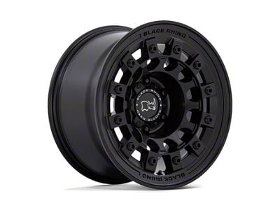 Black Rhino Fuji Matte Black 6-Lug Wheel; 17x9; -12mm Offset (21-25 Bronco, Excluding Raptor)