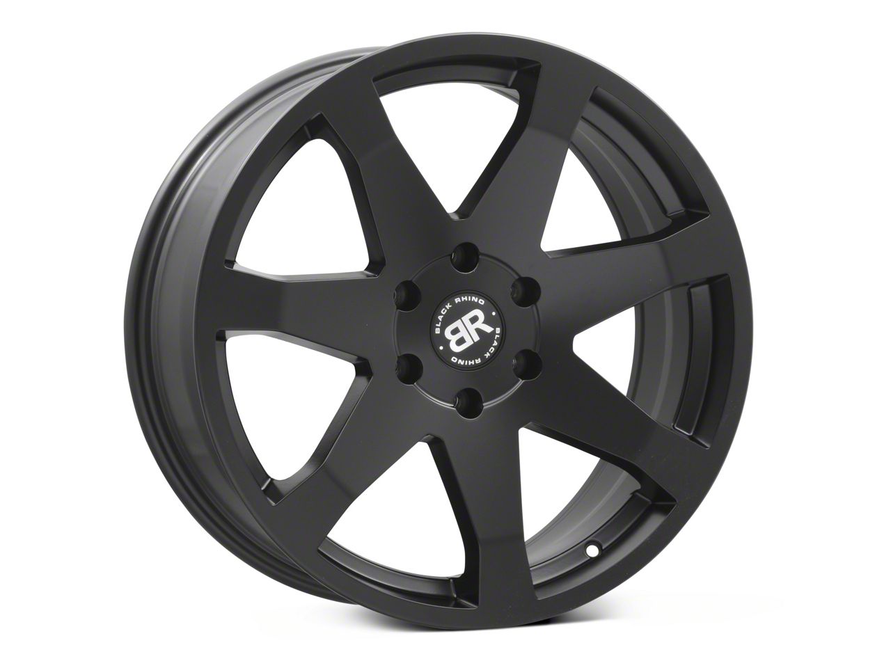 Black Rhino Bronco Mozambique Matte Black 6-Lug Wheel; 20x8.5; 30mm ...