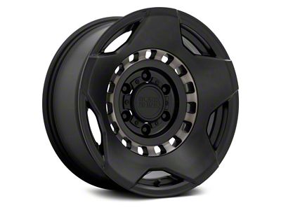 Black Rhino Muzzle Matte Black with Machined Tinted Ring 6-Lug Wheel; 20x9; -18mm Offset (21-25 Bronco, Excluding Raptor)